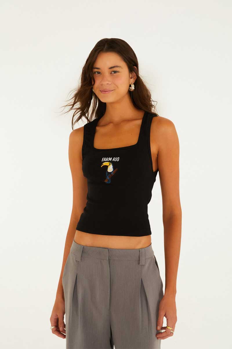 Blusa Feminina Farm rio ref. BLUSA REGATA - VintedoisK Imagem principal do produto