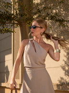 Blusa alfaiataria chic 403118 Skenn feminina, vista de frente