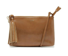 BOLSA TIRACOLO MÉDIA TASSEL MARROM C 50016 1966 0002 ANACAPRI