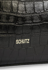 BOLSA SHOPPING NAY CROCO PRETA S 50015 0839 0001 SCHUTZ