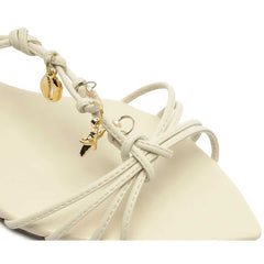 SANDÁLIA RASTEIRA AMARRAÇÃO PINGENTES BRANCA C 30193 0038 0002 ANACAPRI