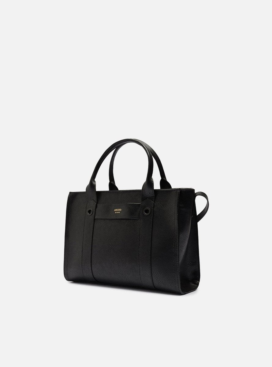BOLSA TOTE MÉDIA PRETA RUSTIC A 50021 1071 0004 AREZZO Imagem secundária do produto
