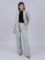 Blazer alfaiataria manga estampada 393803 Skenn styling completo