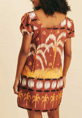 VESTIDO CURTO DECOTE ASSIMETRICO 102943 CACAY