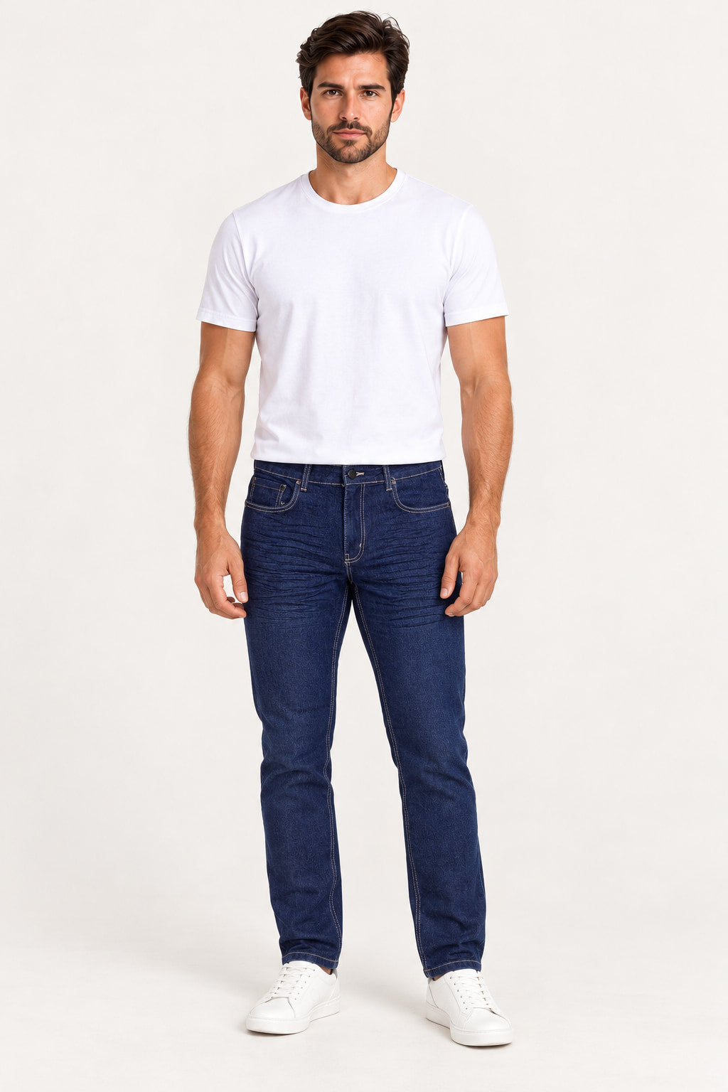 CALCA REGULAR JEANS MASC BARRA NORMAL CAMAS00076 REVANCHE