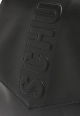 MOCHILA TASSY COURO PRETA S 50015 0394 0063 SCHUTZ
