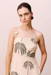 VESTIDO ALÇA COQUEIRO DOURADO 105766 CACAY