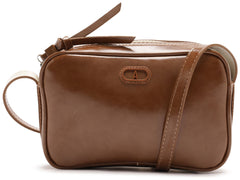 BOLSA TIRACOLO MARROM PEQUENA C 50016 2013 0004 ANACAPRI