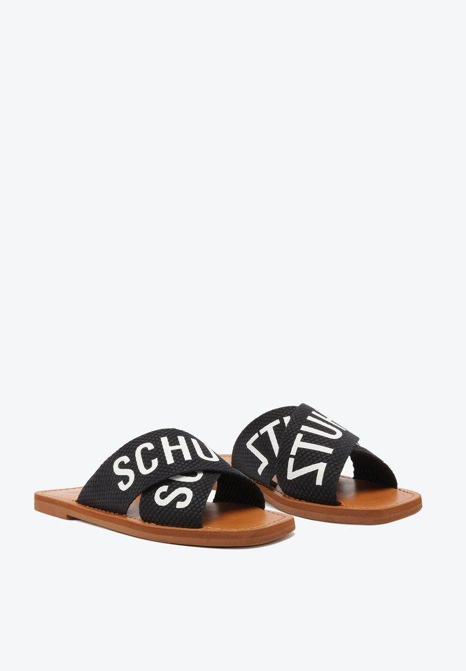 SANDÁLIA RASTEIRA DE X SCHUTZ LOGO PRETA S 20889 0004 0002 SCHUTZ - Vintedoisk