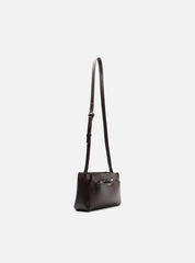 BOLSA TIRACOLO MARROM ESCURA EMILLY PEQUENA A 58100 0499 0048 AREZZO