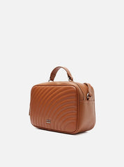 BOLSA TIRACOLO MARROM ELISA MÉDIA A 50023 0412 0084 AREZZO