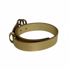 CINTO EMBLEM COURO DOURADO S 43001 0002 0019 SCHUTZ