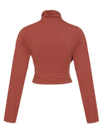 Blusa drapeada Skenn 414118 com drapeado nas costas