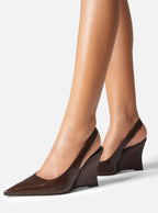 Sapato Feminino Arezzo ref. SCARPIN MARROM - VintedoisK