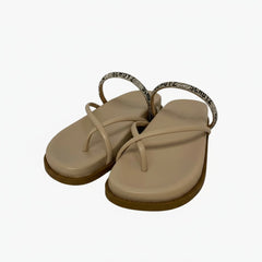 SANDÁLIA PAPETE BEGE BRILHO S 21564 0471 0002 SCHUTZ