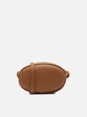 BOLSA TIRACOLO MARROM MÉDIA ARREDONDADA BARBICACHO A 50011 0969 0003 AREZZO