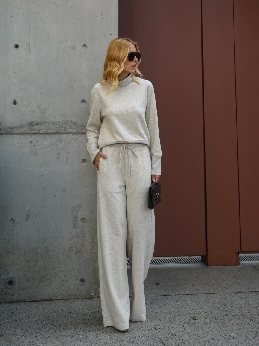 Calça Feminina Skenn ref. MOLETOM NATURAL - VintedoisK