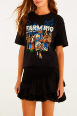 BLUSA T-SHIRT PATINANDO EM NY 353636 FARM RIO