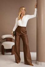 Calça Feminina Amicia ref. PANT COURO - VintedoisK