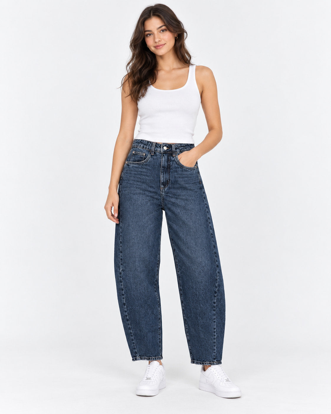 CALCA JEANS BAGGY CHEER ESCURO 2630059260 LERRUX Imagem principal do produto