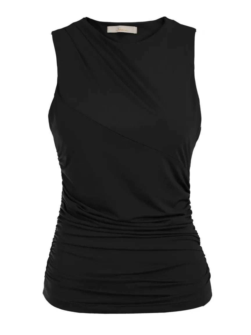 BLUSA RECORTE DRAPEADO 424107 SKENN Imagem secundária do produto