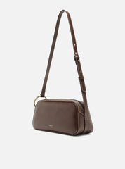 BOLSA BAGUETE TIRACOLO MARROM PEQUENA A 50011 0936 0001 AREZZO