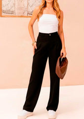 CALÇA SARJA BAGGY PREGAS CAFEM00382 REVANCHE