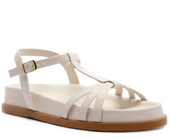 SANDÁLIA PAPETE MINIMALISTA TIRAS FINAS BRANCA C 30714 0025 0001 ANACAPRI