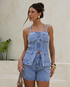 Shorts Feminina ALCANCE ref. SHORTS JEANS - VintedoisK