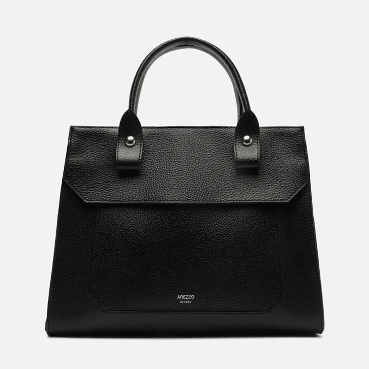 BOLSA TOTE PRETA GRANDE DETALHE CAMURÇA A 50023 0786 0001 AREZZO