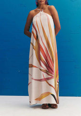 VESTIDO LONGO DET ARGOLA 102894 CACAY