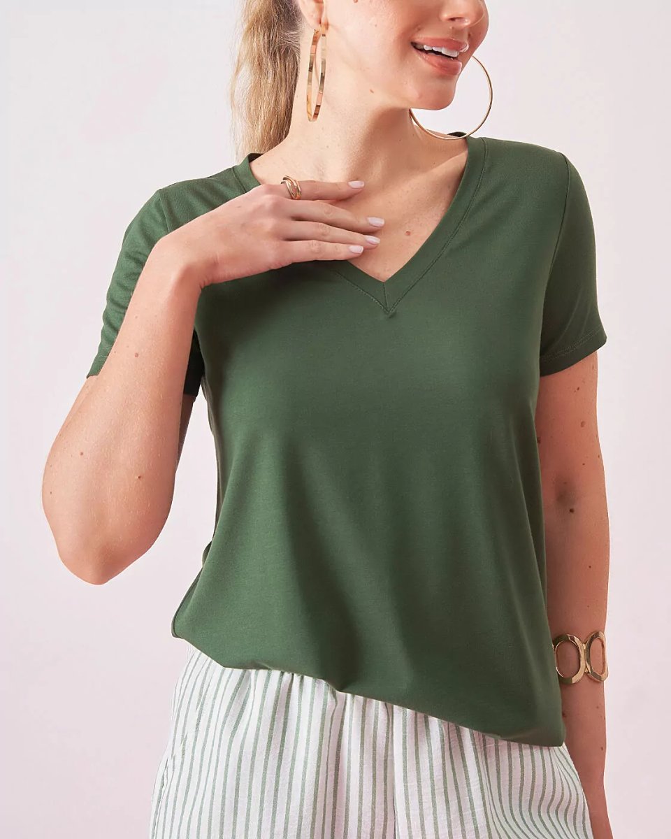 Blusa Feminina Coqueta ref. BLUSA MC - VintedoisK Imagem principal do produto