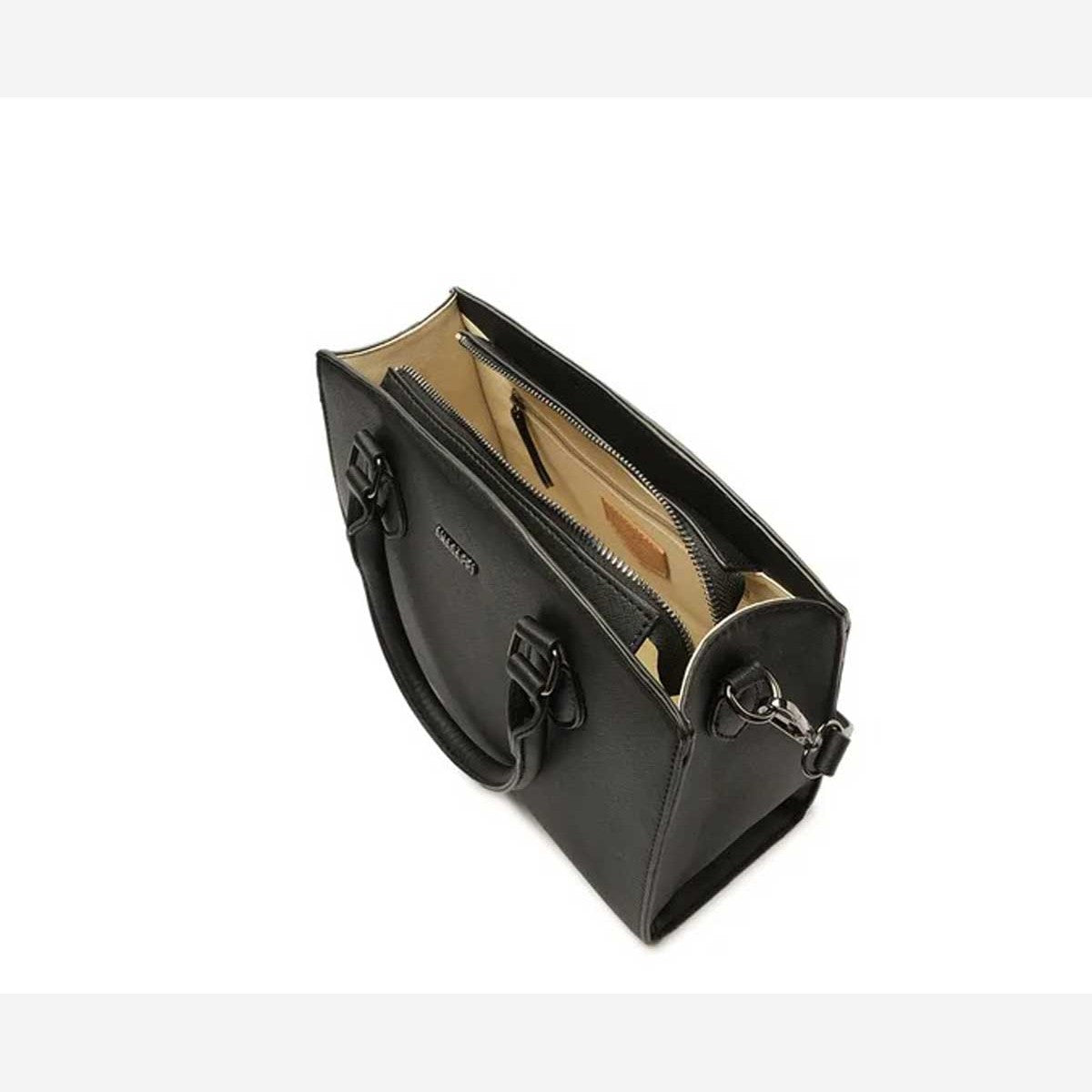 BOLSA TOTE MÉDIA ESSENCIAL COM POUCH PRETA C 50036 0001 0001 ANACAPRI Imagem secundária do produto