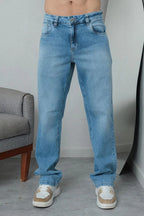 CALÇA JEANS MASC BAGGY BARRA NORMAL MAS00037 REVANCHE