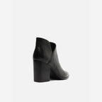 BOTA PRETA COURO CANO CURTO BLOCO A 11879 0001 0001 AREZZO
