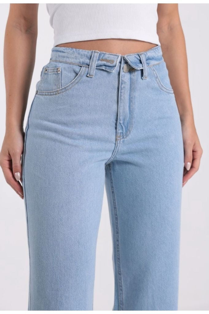Calça Feminina Revanche ref. JEANS WIDE - VintedoisK