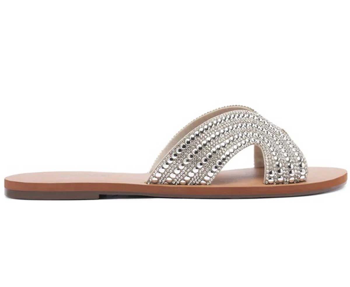 RASTEIRA GLAM STRASS PRATEADA  C 30014 0382 0004 ANACAPRI