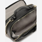 BOLSA TIRACOLO PRETA PEQUENA BOLSO DUPLO A 57100 2436 0001 AREZZO