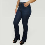Calça Feminina REVANCHE ref. JEANS FLARE - VintedoisK