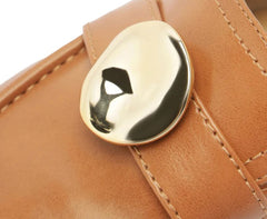 MOCASSIM LISO ADORNO MARROM C 30364 0032 0002 ANACAPRI