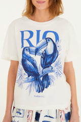 BLUSA T-SHIRT RIO TUCANOS 349165 FARM RIO