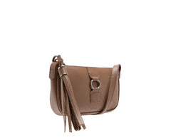 BOLSA TIRACOLO PEQUENA METAL DOTS MARROM C 50030 0162 0002 ANACAPRI