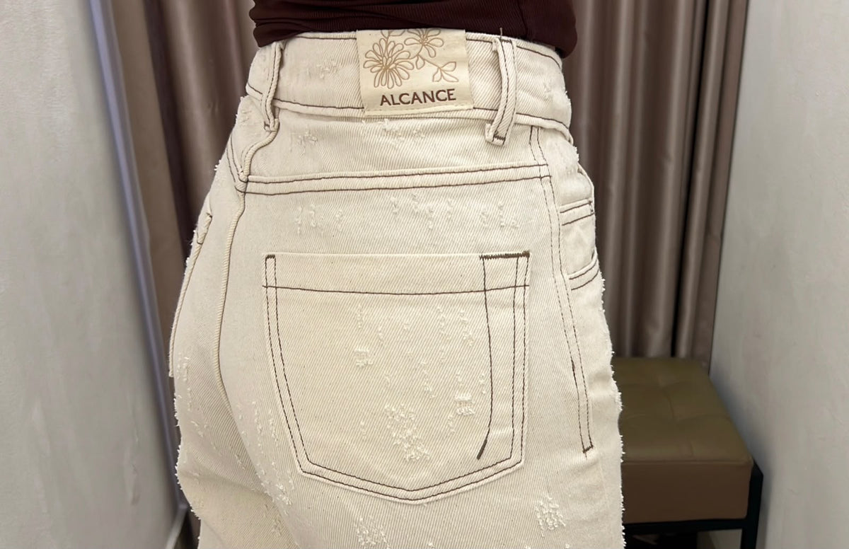 Calça Feminina Alcance ref. JEANS BAGGY - VintedoisK
