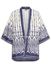 BLUSA KIMONO PEIXEI CORRENTEZA 350999 FARM RIO