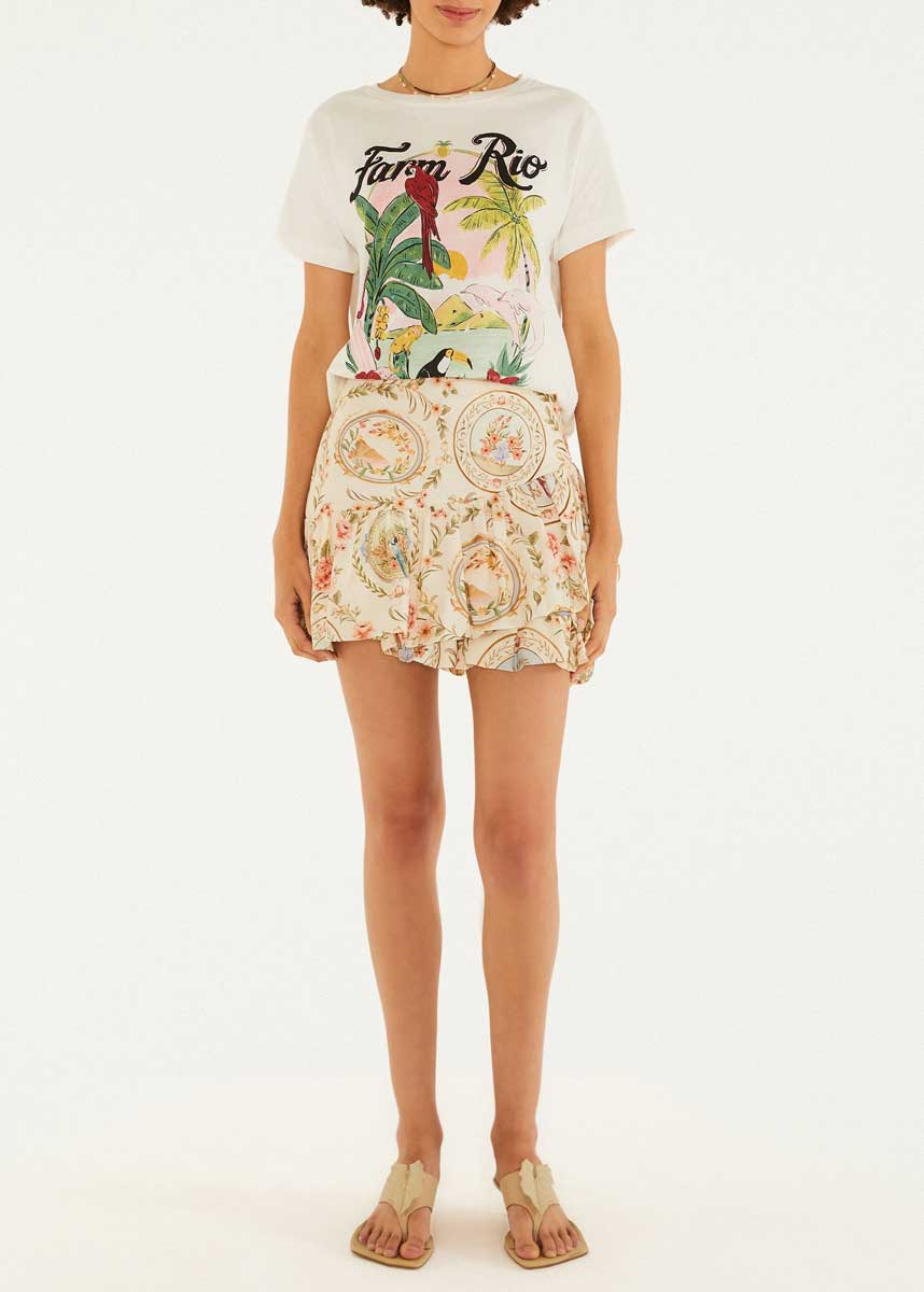 BLUSA T-SHIRT FIT PORTAL TROPICAL 352969 FARM RIO Imagem secundária do produto