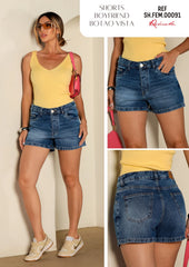 Shorts Jeans Fem Shf00091 Revanche