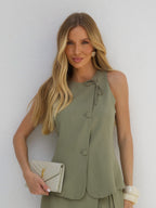 Blusa Feminina Skenn ref. BLUSA ALFAIATARIA - VintedoisK