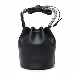 BOLSA BUCKET PRETA LOGO TOTE S 50010 2029 0001 SCHUTZ