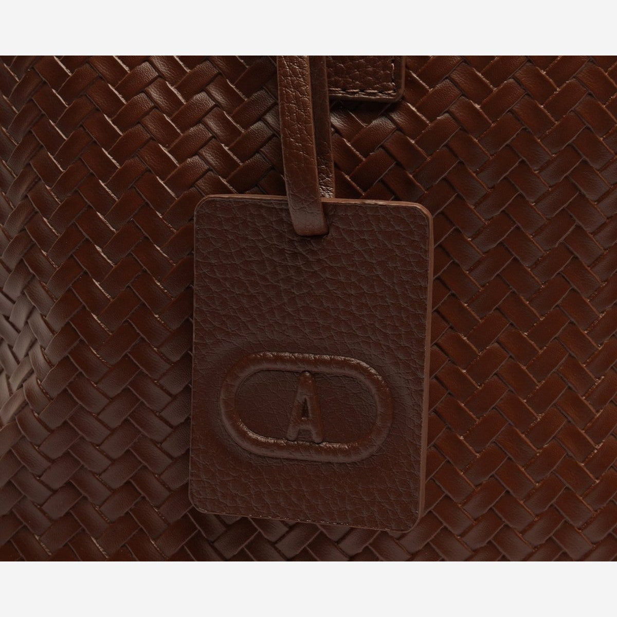 BOLSA SHOPPING GRANDE LININEAR MARROM COFFEE C 50002 0220 0009 ANACAPRI