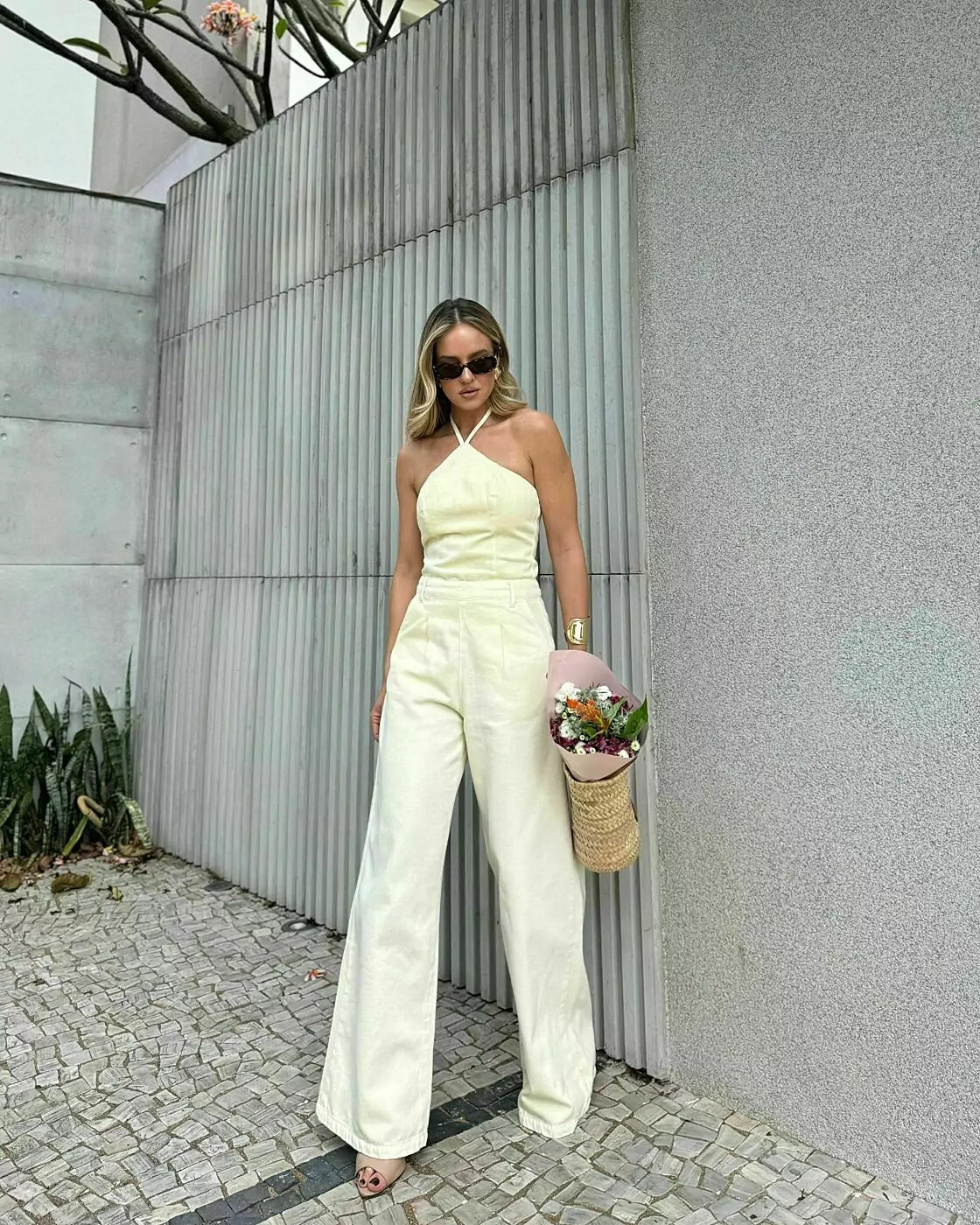 Macacão Feminino Alcance ref. MACACAO JEANS - VintedoisK Imagem principal do produto